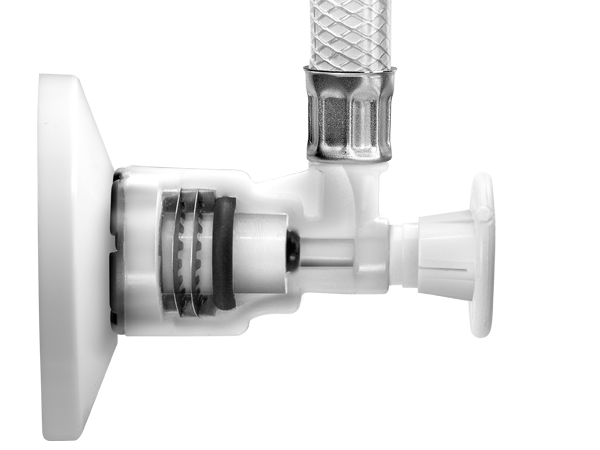 Pushfit stop valve